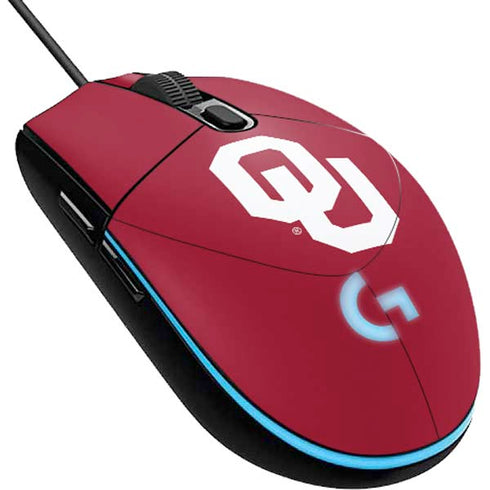 University of Oklahoma Sooners Cracked G203 Prodigy RGB Wired Gaming Mouse Skin